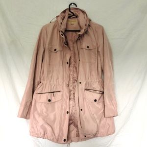 Michael Kors light pink rain jacket